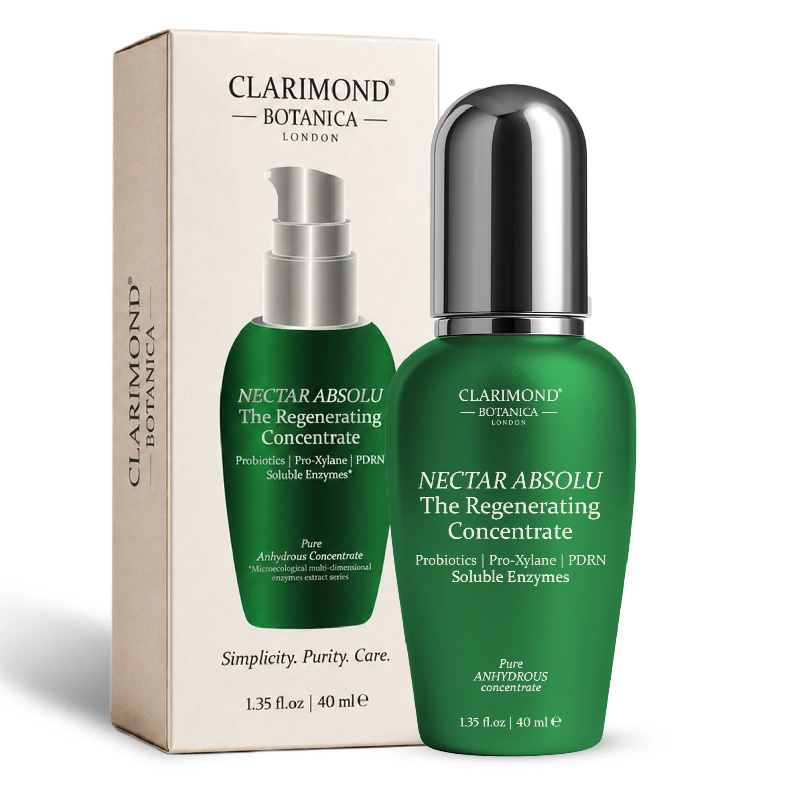 Clarimond Nectar Absolu The Regenerating Concentrate green bottle